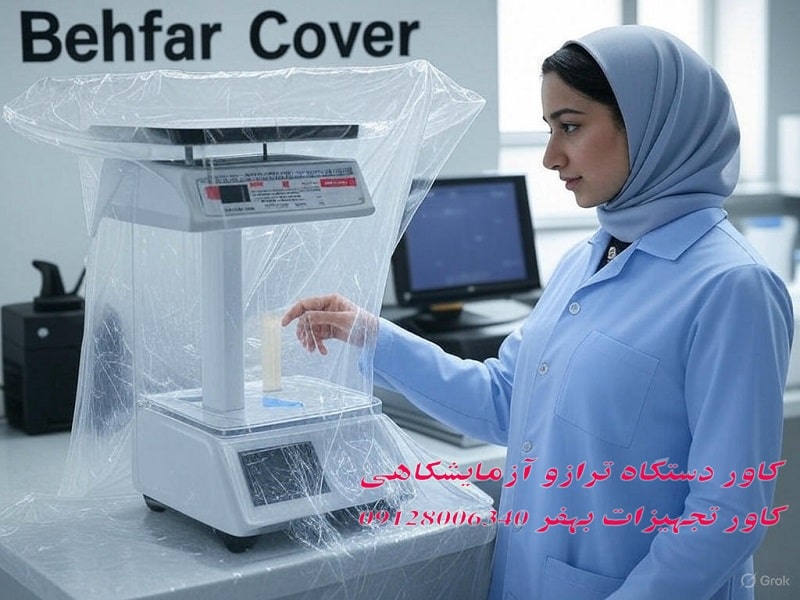 کاور ترازو آزمایشگاهی کاور بهفر